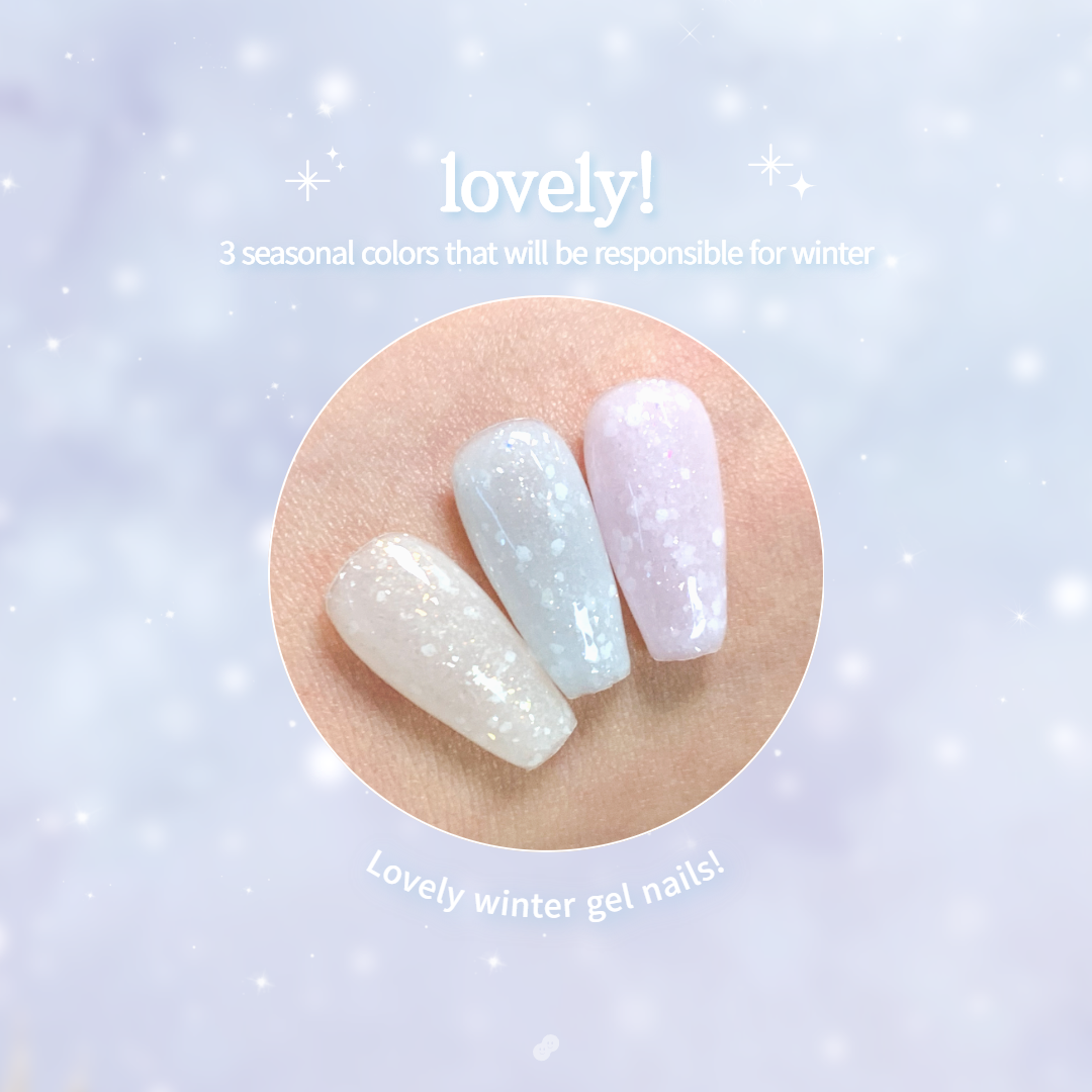 MAYO - Pogny Snow Syrup Glitter Gel 3pc Set