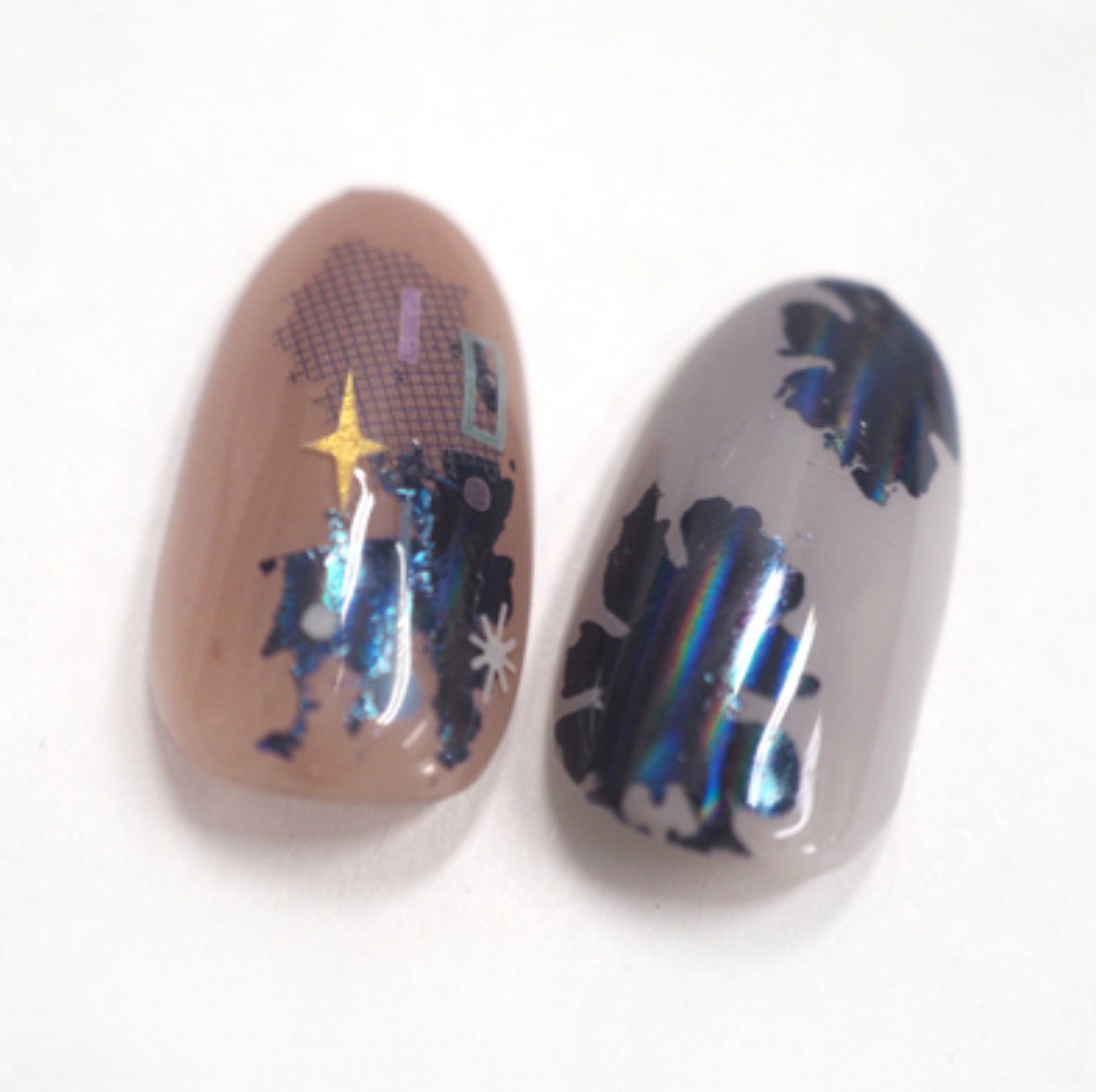 Tsumekira - Art Foil Navy Flash