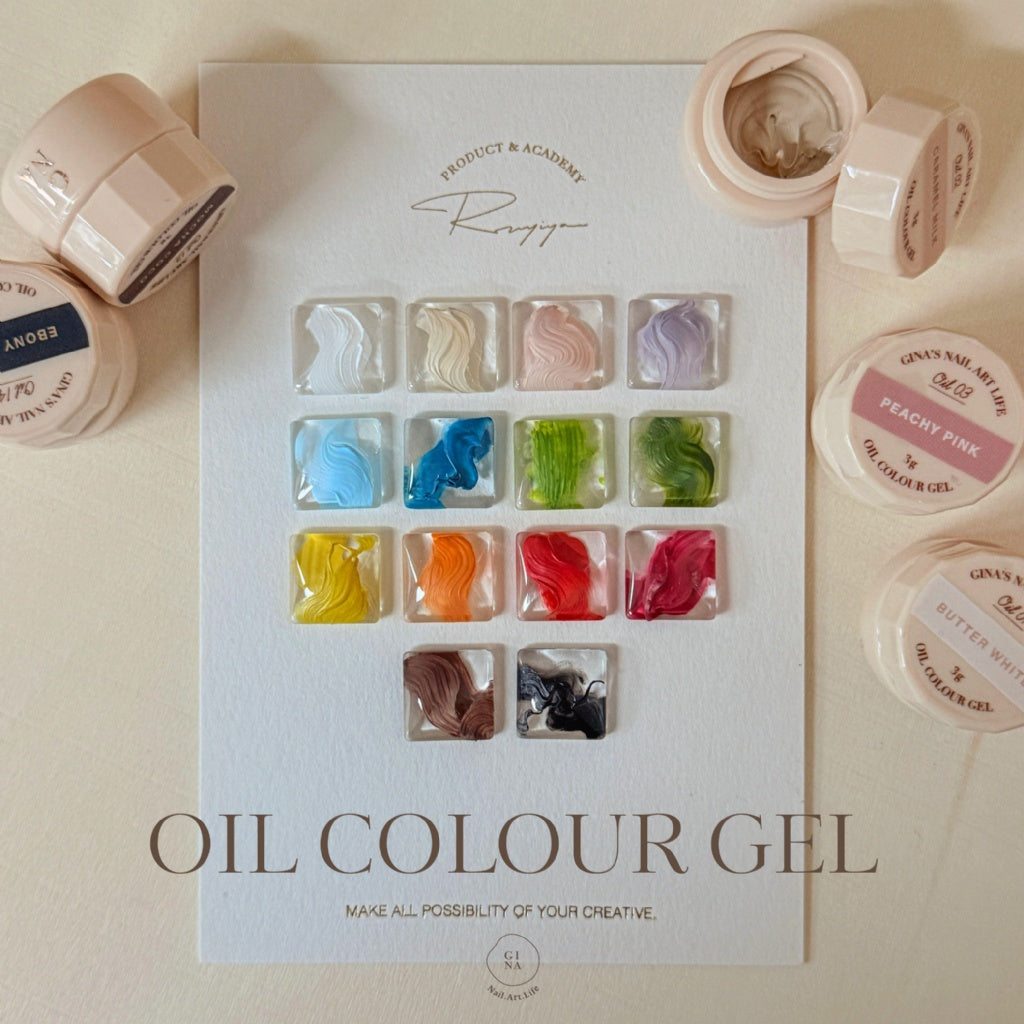 Gina - Oil Colour Gel (14 colours Non-wipe Painting Gel)