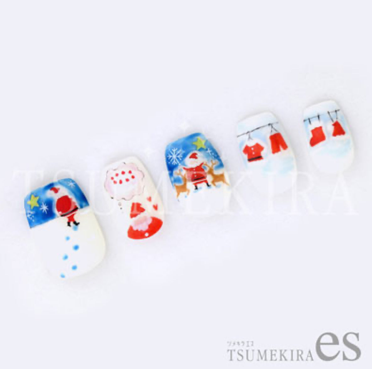 Tsumekira (es) - Tiny Holy Christmas Nail Sticker
