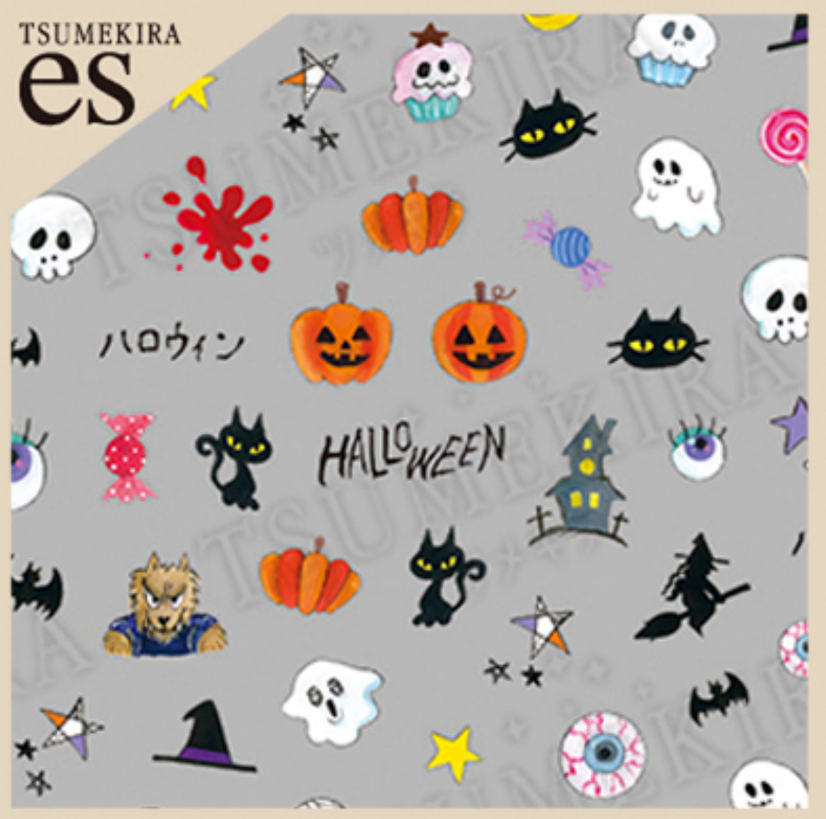 Tsumekira (es) - Tiny Spooky Halloween Nail Sticker