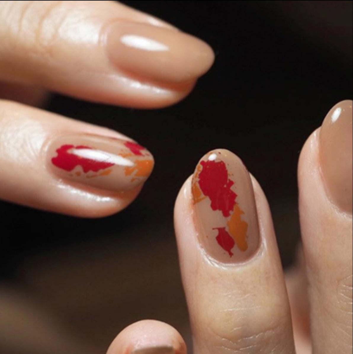 Tsumekira - Art Foil Baked Red