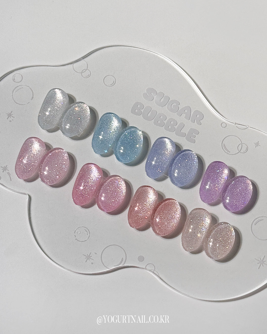Yogurtnail Kr. - Sugar Bubble Magnetic Collection (Individuals/Full set)