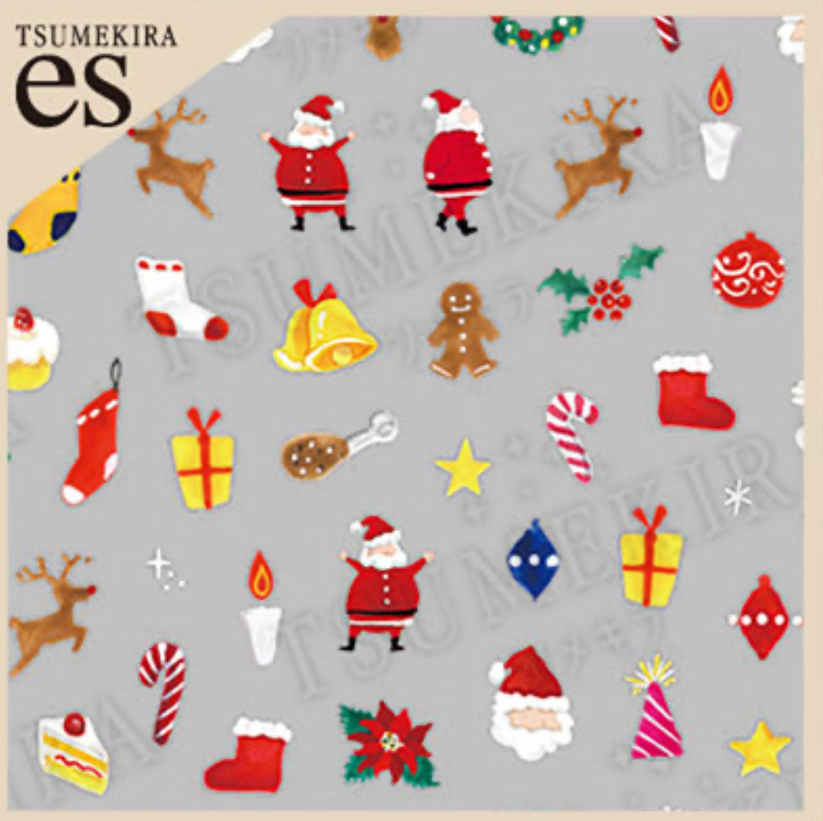 Tsumekira (es) - Tiny Holy Christmas Nail Sticker