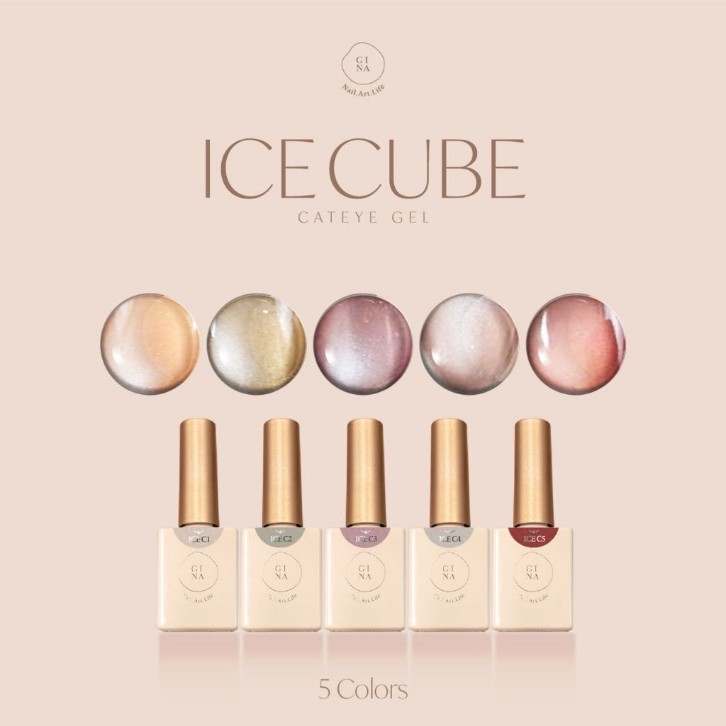 Gina - Ice Cube Magnetic Gels (5 colours)