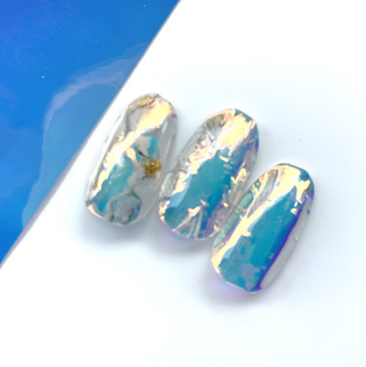 Tsumekira - Aurora Holo Plain Sheet Sticker