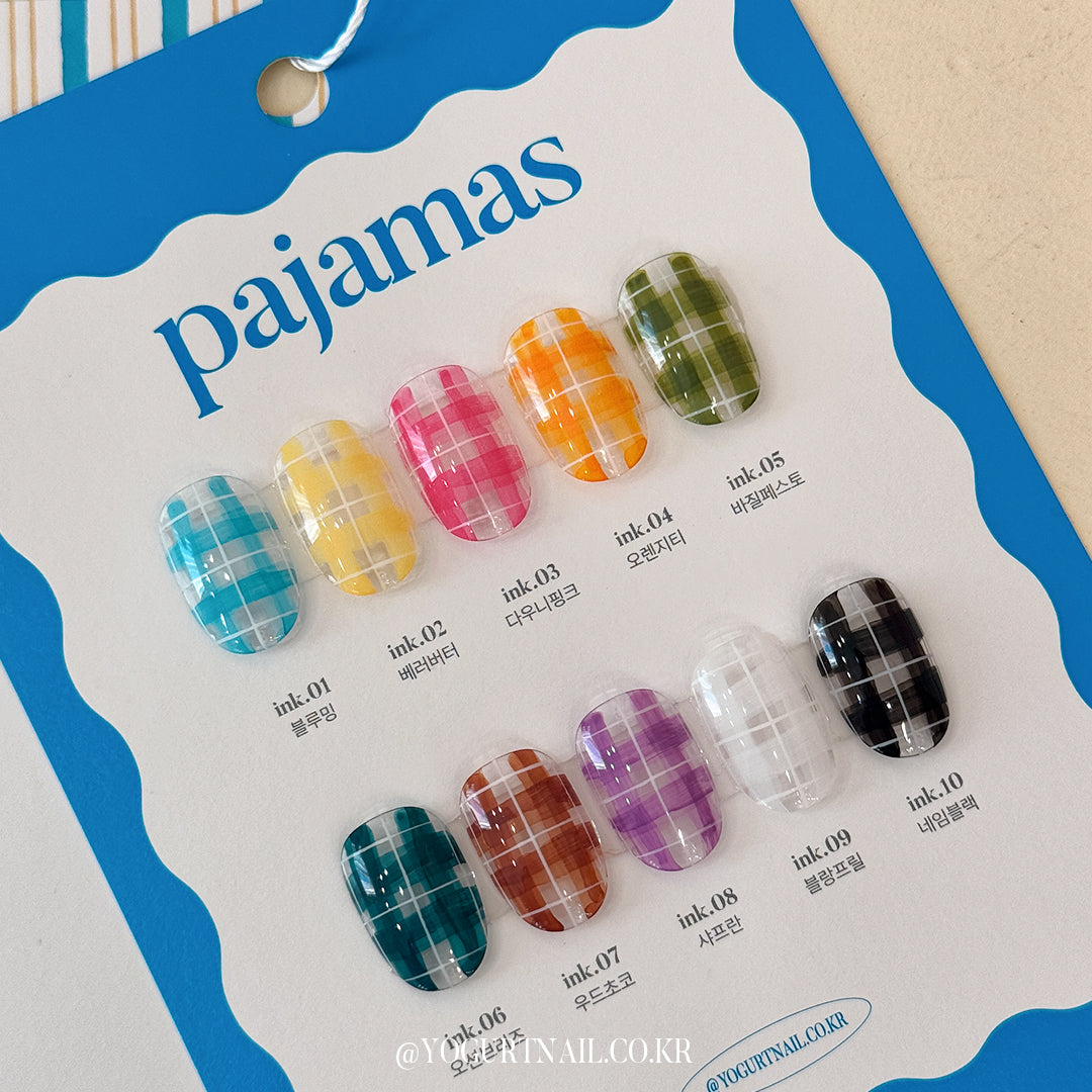 Yogurtnail Kr. - Pajamas Ink Collection (Individuals/Full set)