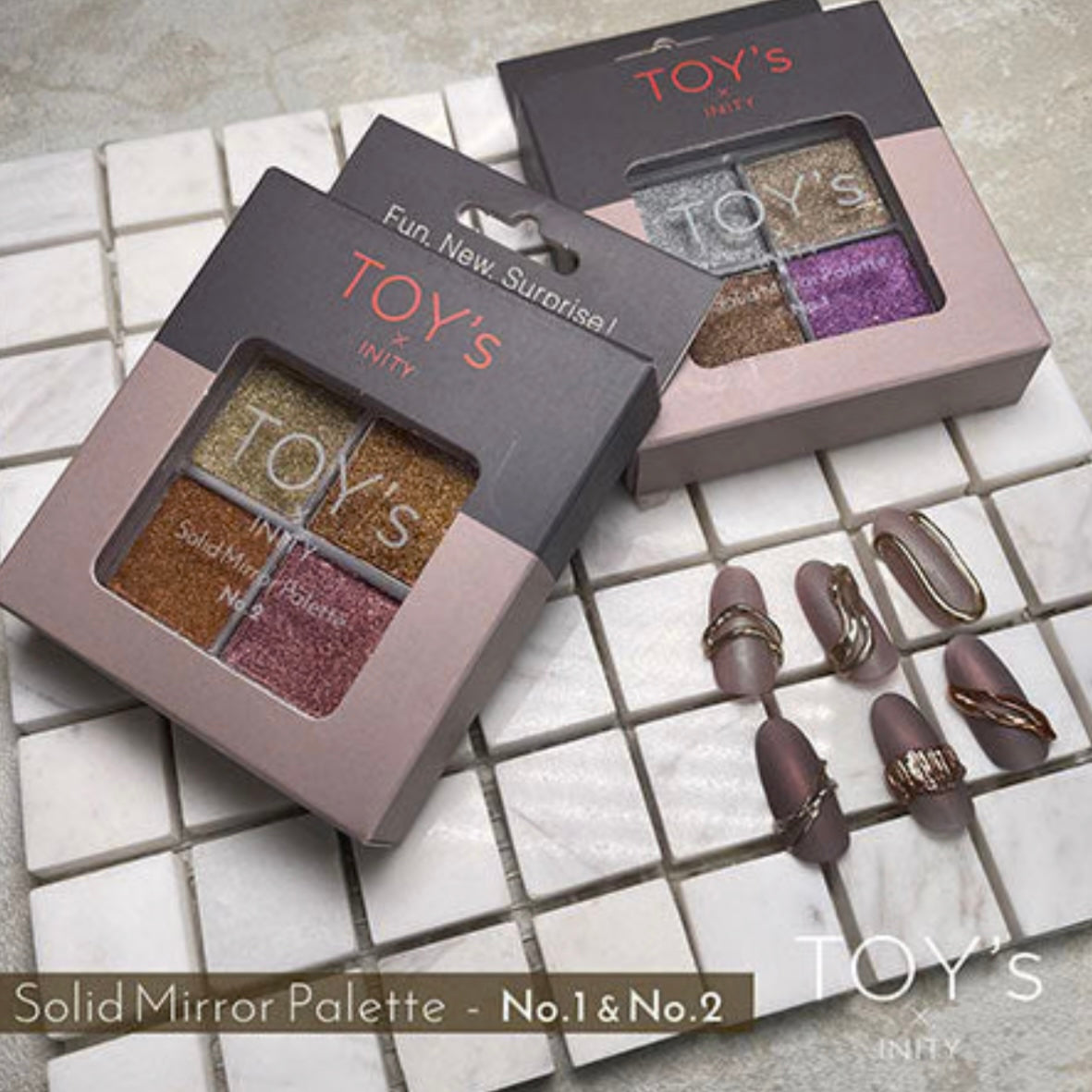 Toy’s x INITY - Solid Mirror Palette (2 types)