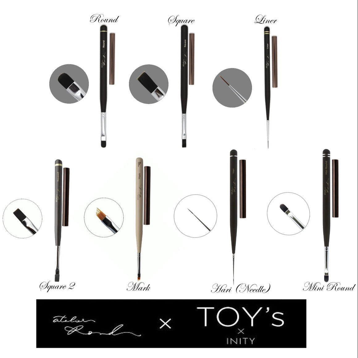 Toy’s x INITY - Brushes (7 types)