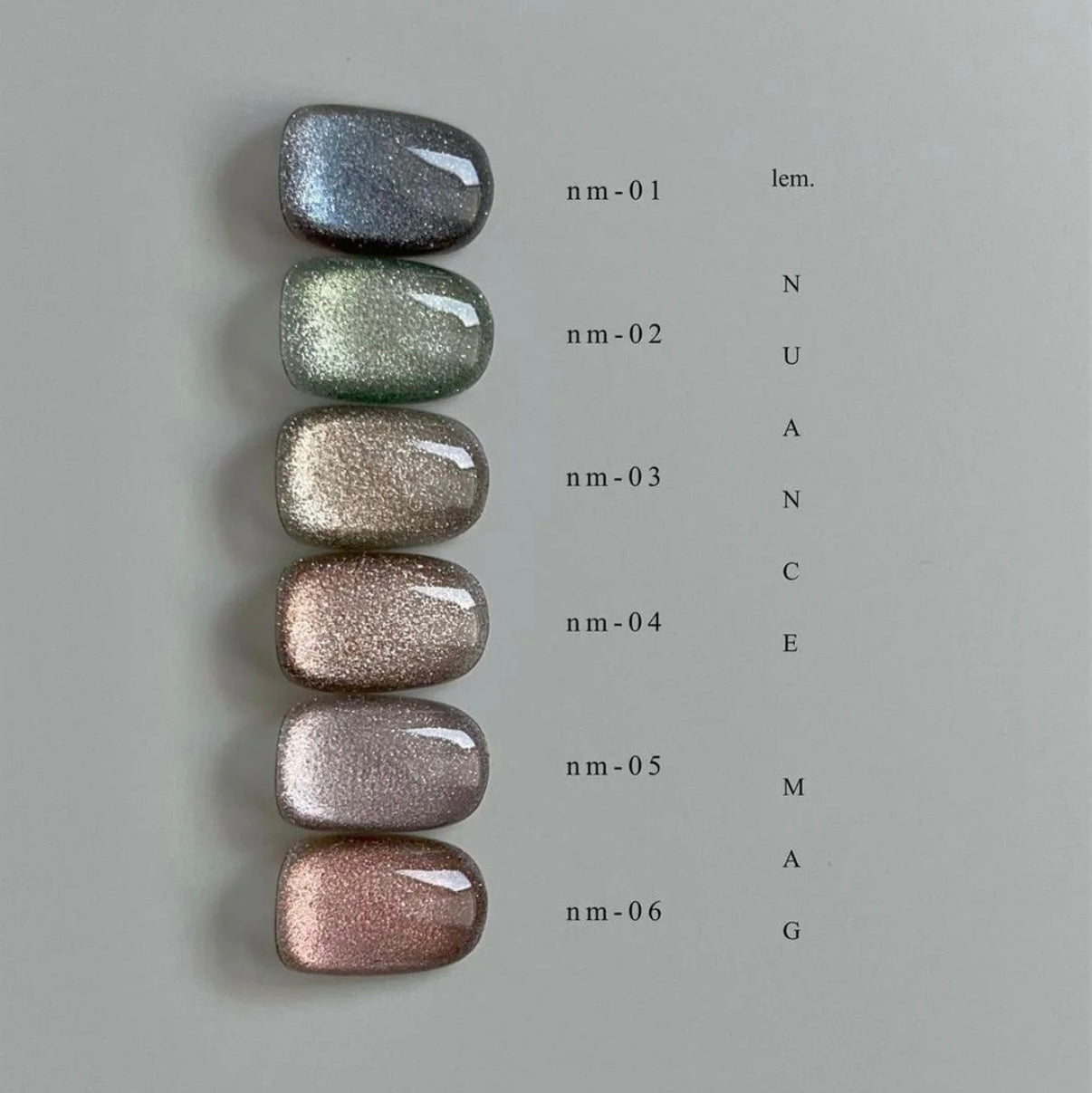 lem. - nuance mag gel (singles)