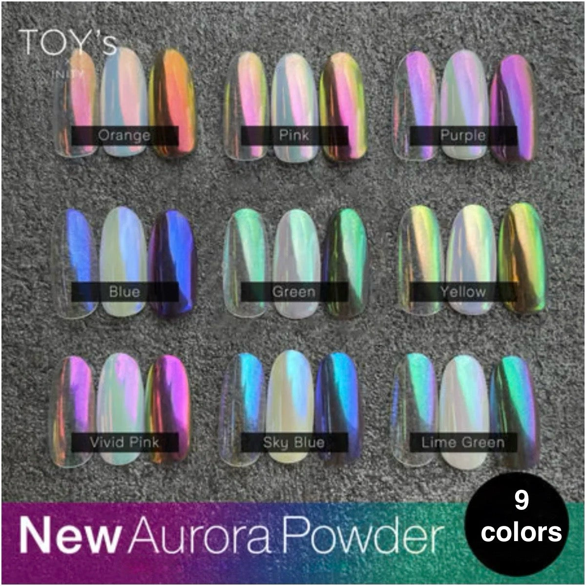 Toy’s x INITY - New Aurora Powder (9 types)