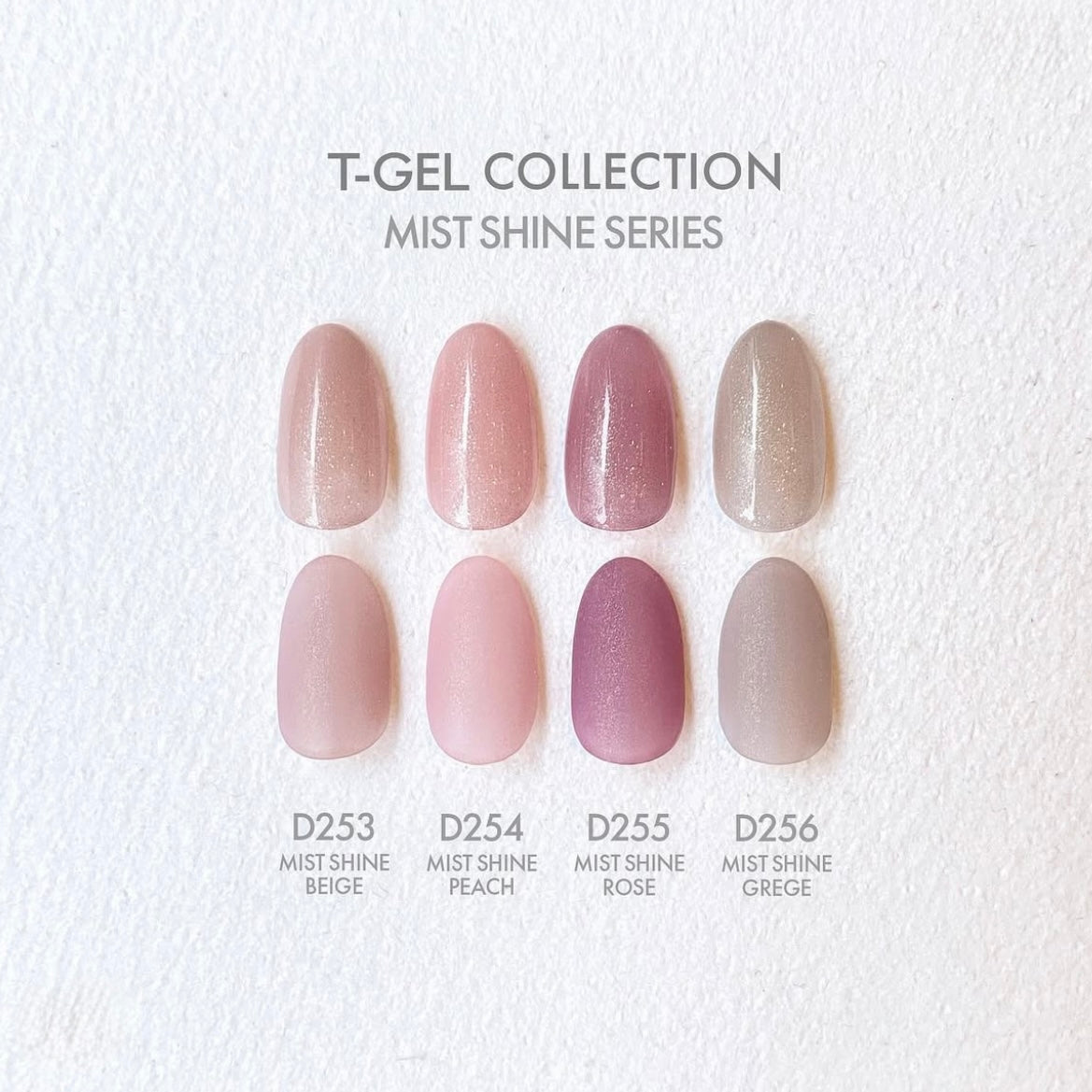 T-gel Collection - Mist Shine Series (4 colours)