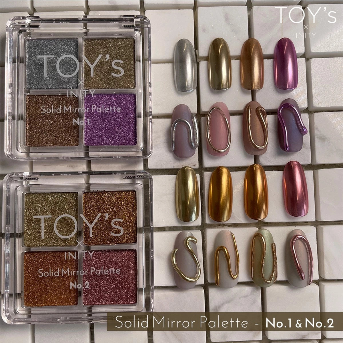 Toy’s x INITY - Solid Mirror Palette (2 types)