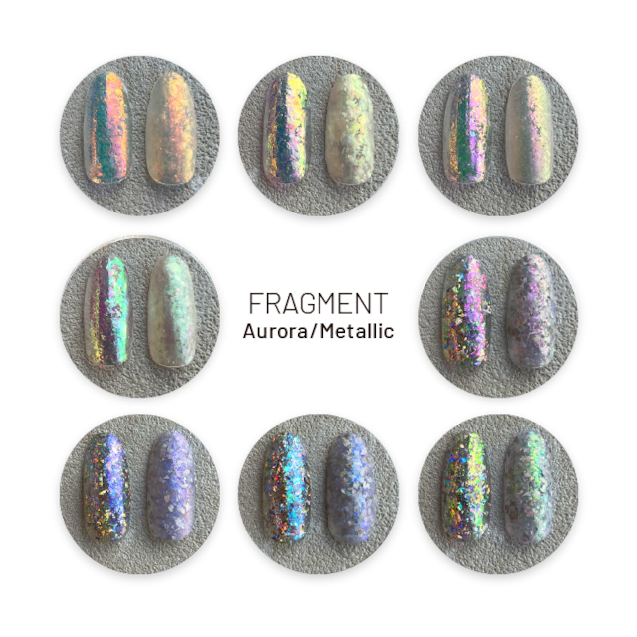 Toy’s x INITY - Fragment Aurora/Metallic Flakes (8 types)