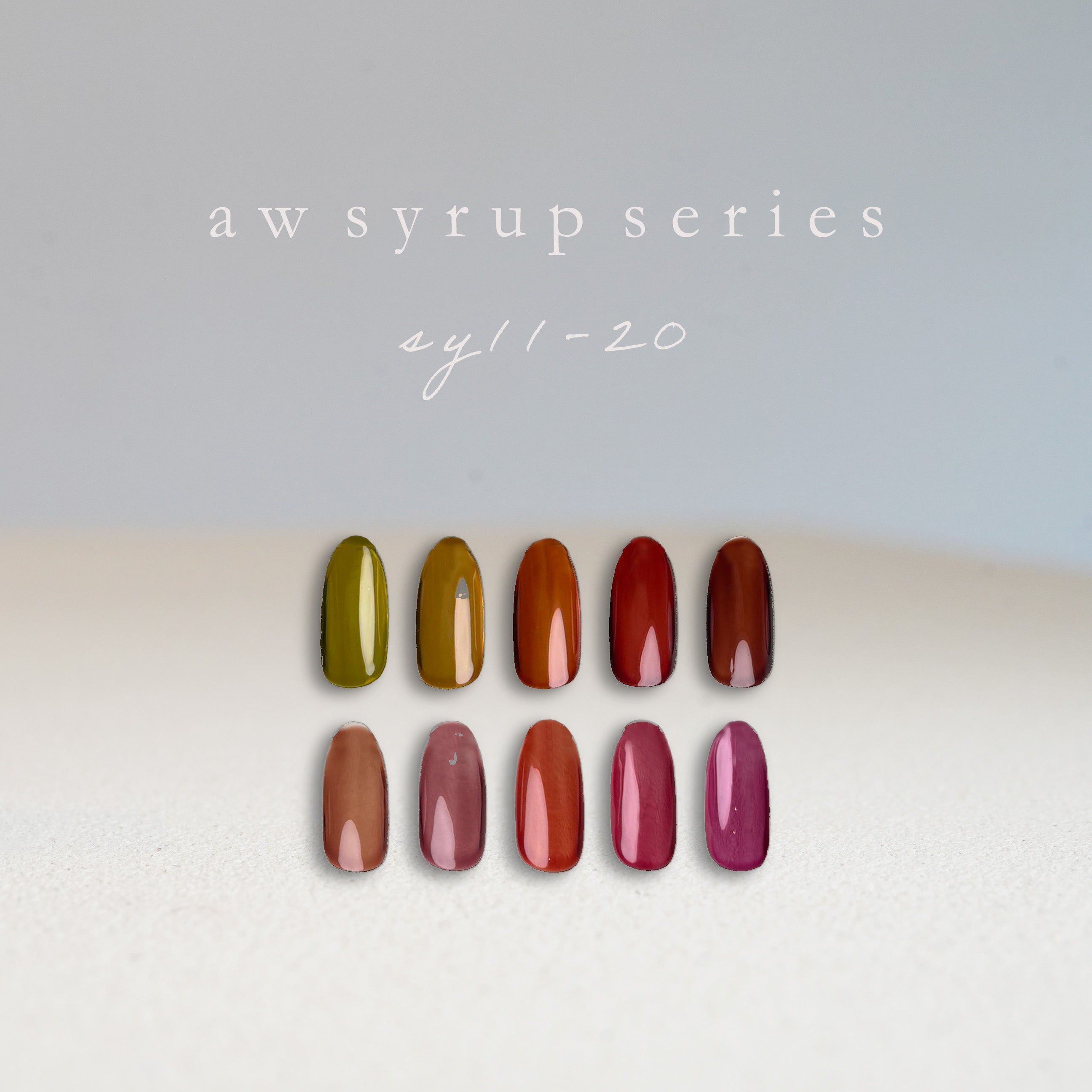 Enoi - AW Syrup Series sy11-20 (Individuals/Full set)