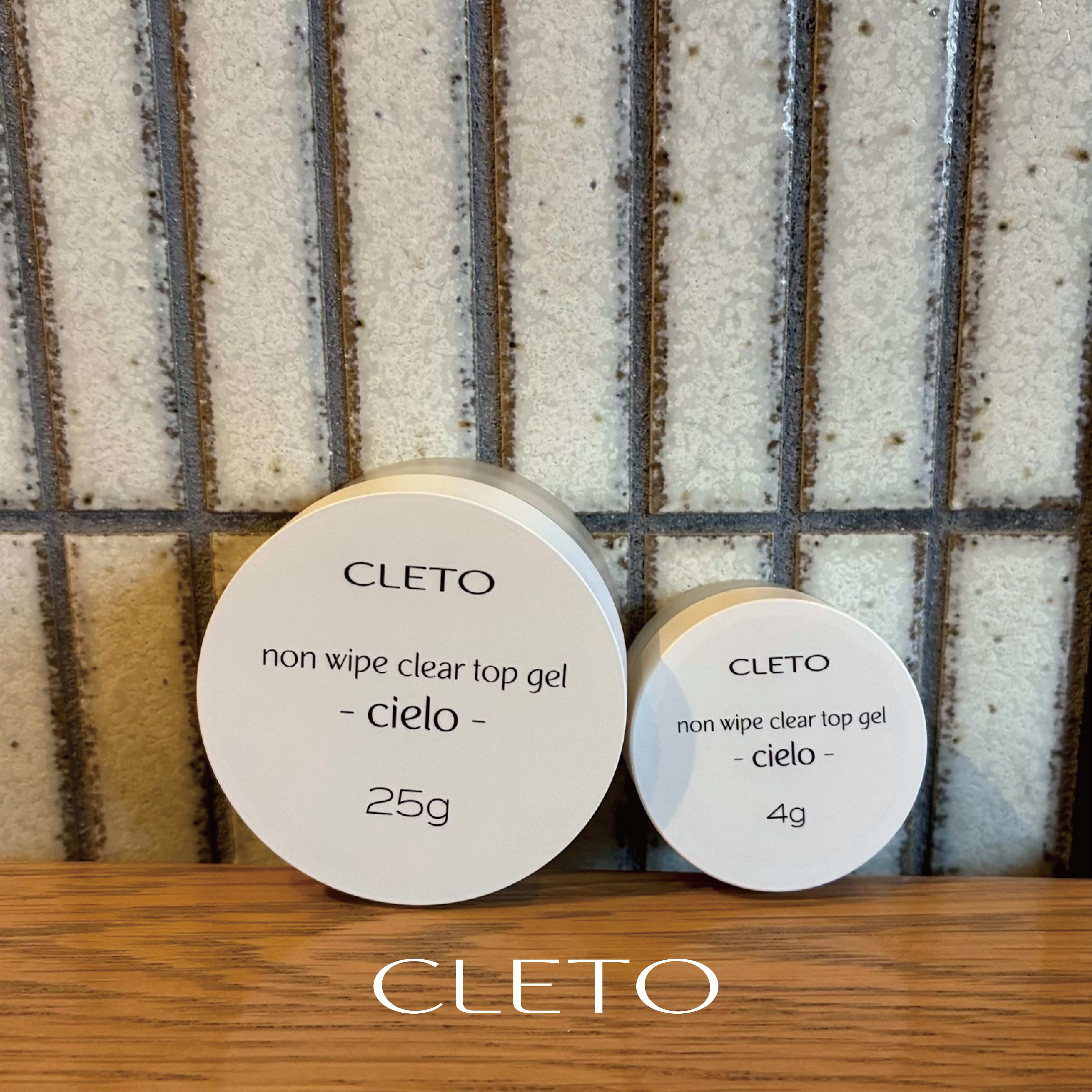 CLETO - Non Wipe Clear Top Gel - cielo - 4g/ 25g (TPO, HEMA free)