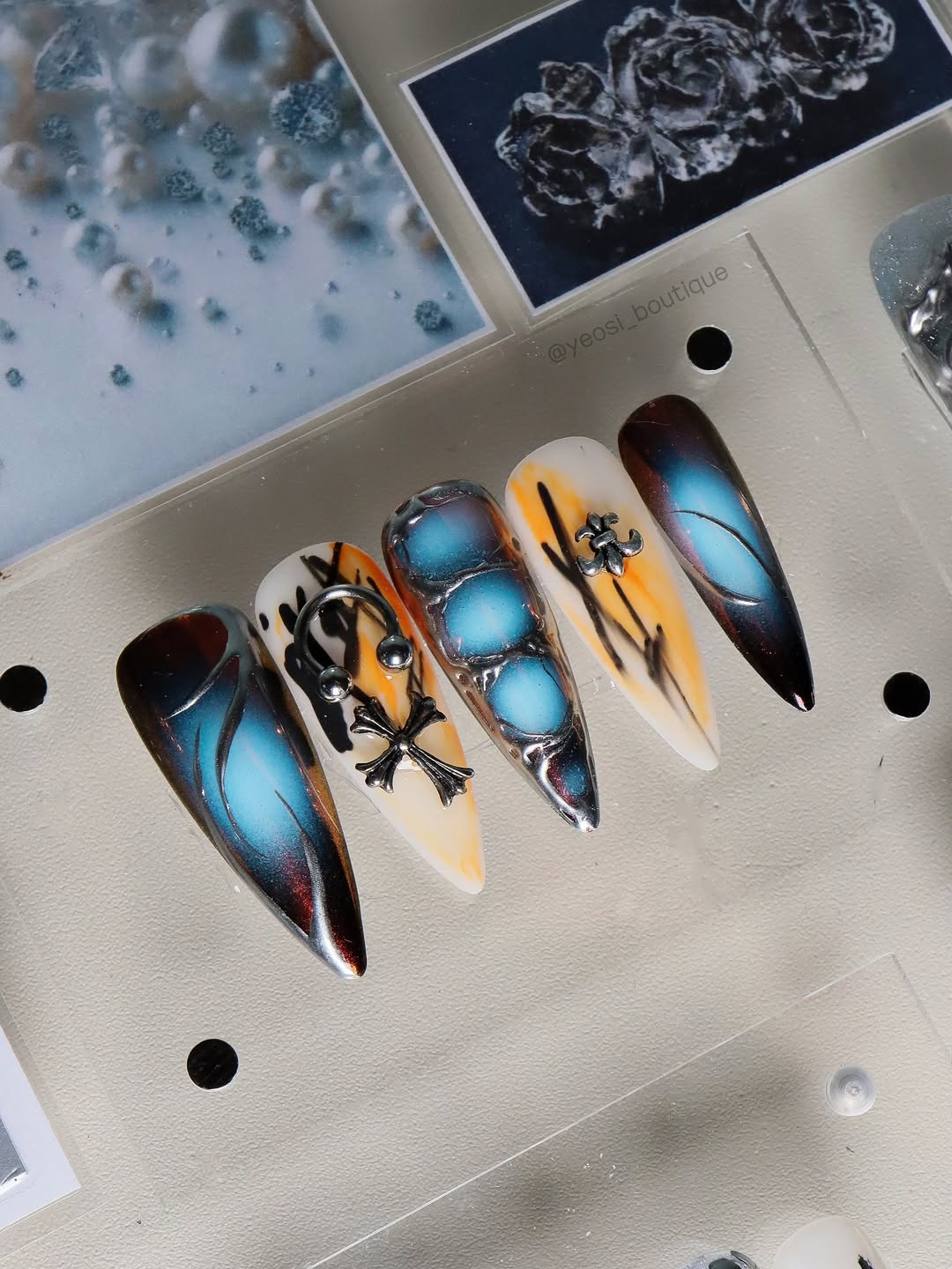 Rabo gel x Yeosi Boutique - Silvair Mercury + Real Black & White 3pcs set