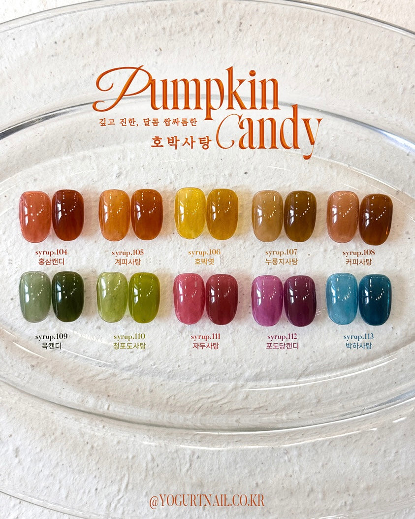 Yogurtnail Kr. - Pumpkin Candy Collection (Individuals/Full set)