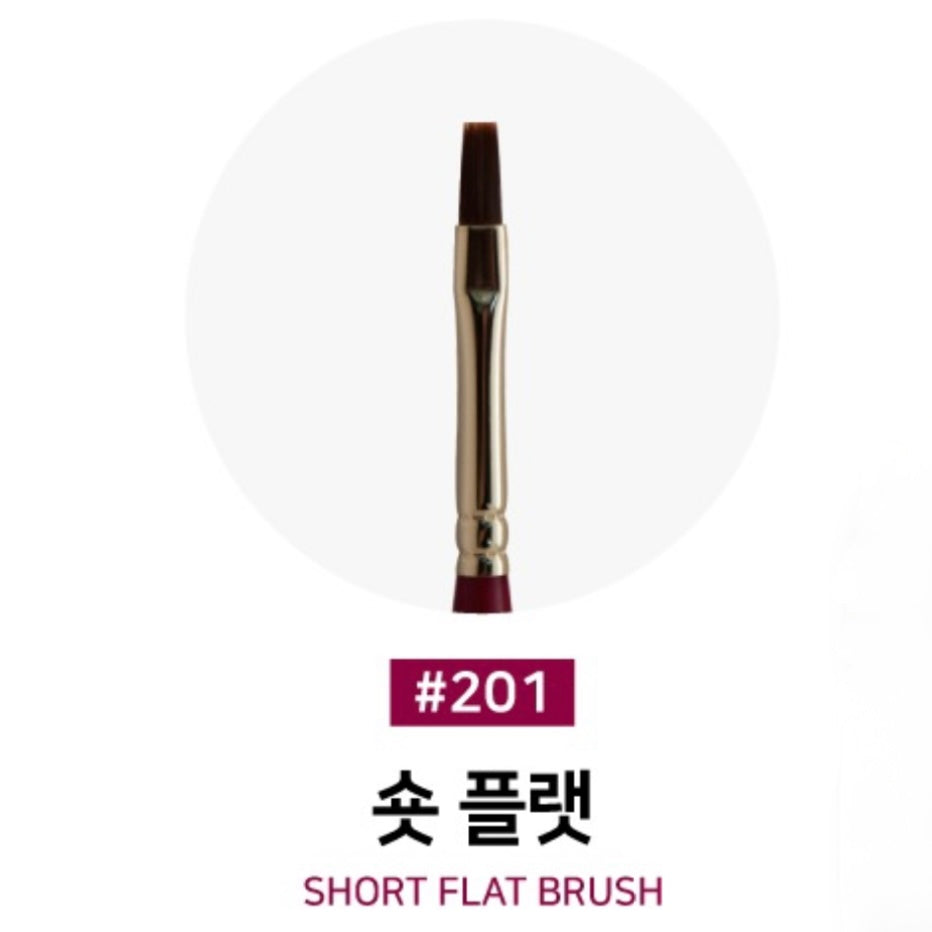 Izemi - Short Flat Brush #201
