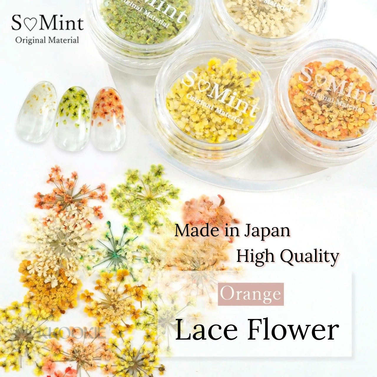 S Mint - Lace Flower -Orange- (14 colours)