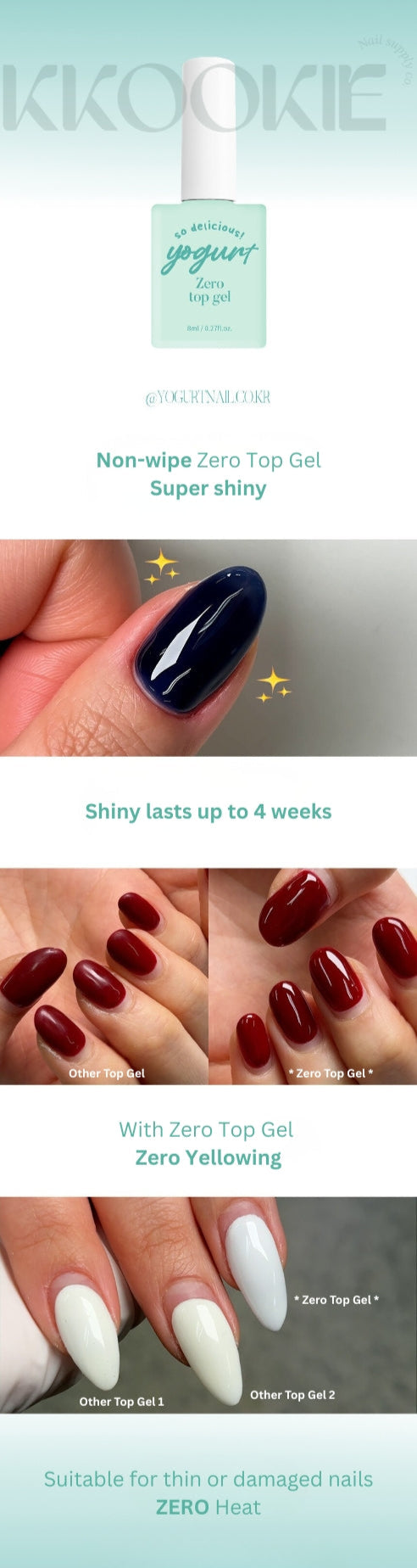 Yogurtnail Kr. - Zero Top Gel