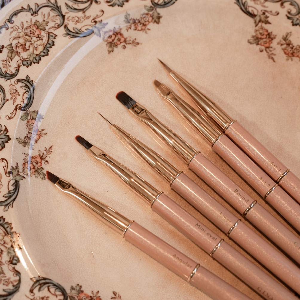 Gina - Milk Tea Art Brushes (6 types)