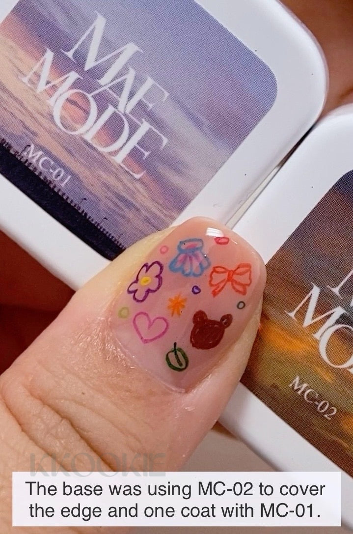 Mae Mode - Colour Gel (2 types, pencil art/powder/free edge colour correction)
