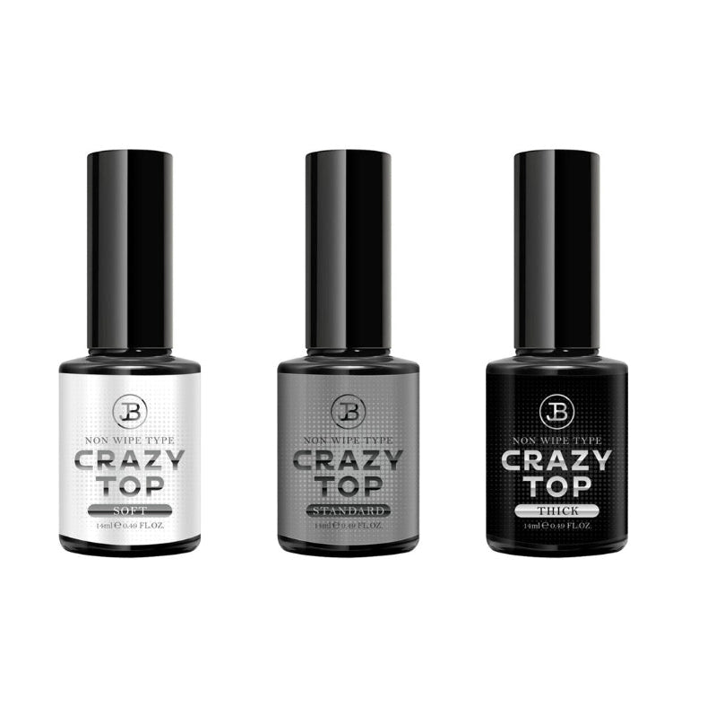 Jin.B - Crazy Top Non-wipe 14ml (Soft, Standard, Thick)