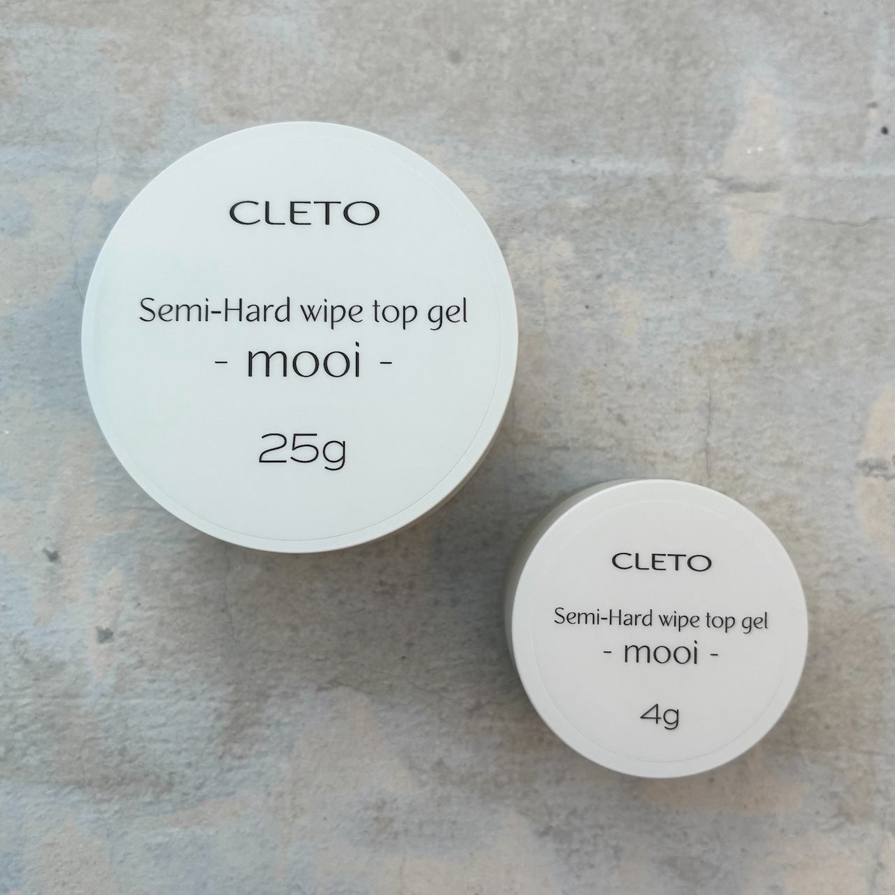CLETO - Semi-Hard Wipe Top Gel -mooi-