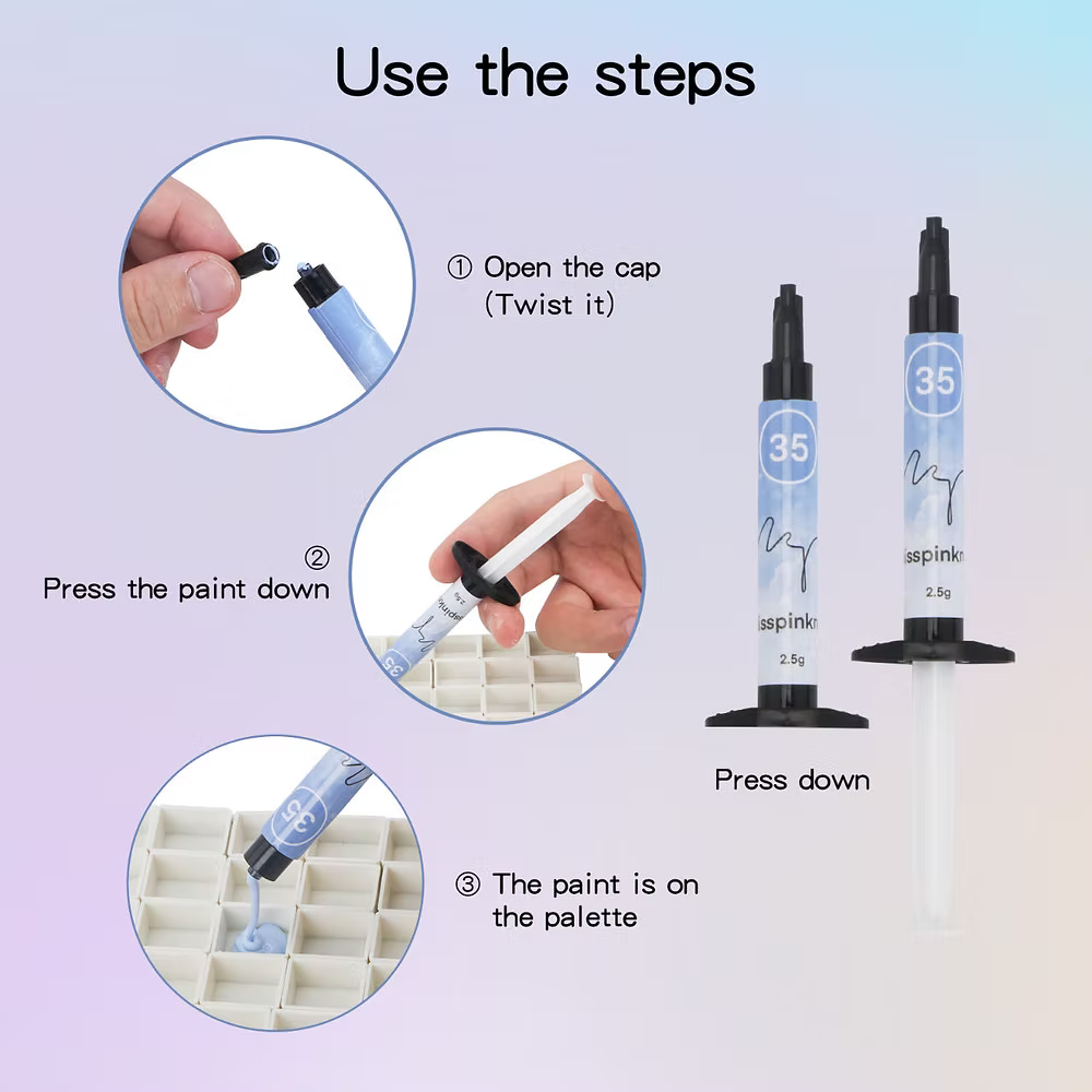 Misspinknail - MPA Gel Palette (40 colours painting gel)