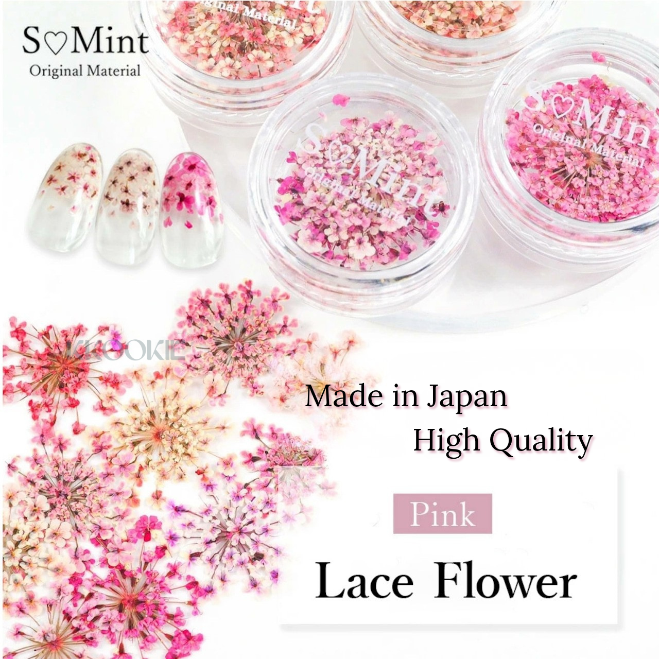 S Mint - Lace Flower -Pink- (12 colours)