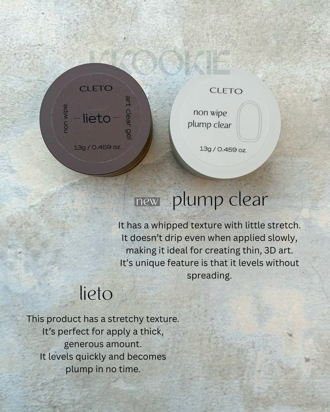 CLETO - Non Wipe Plump Clear 13g