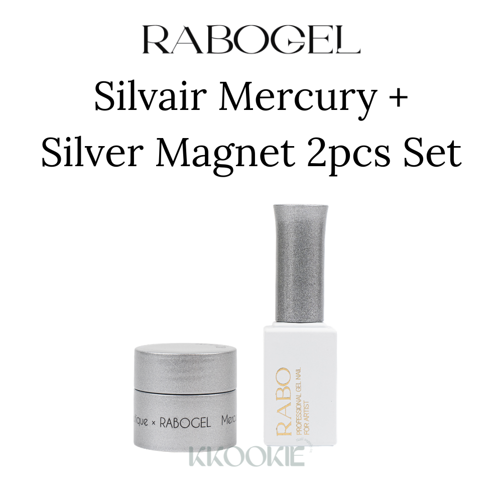 RABOGEL Silvair & Silver Magnet 2pcs Set