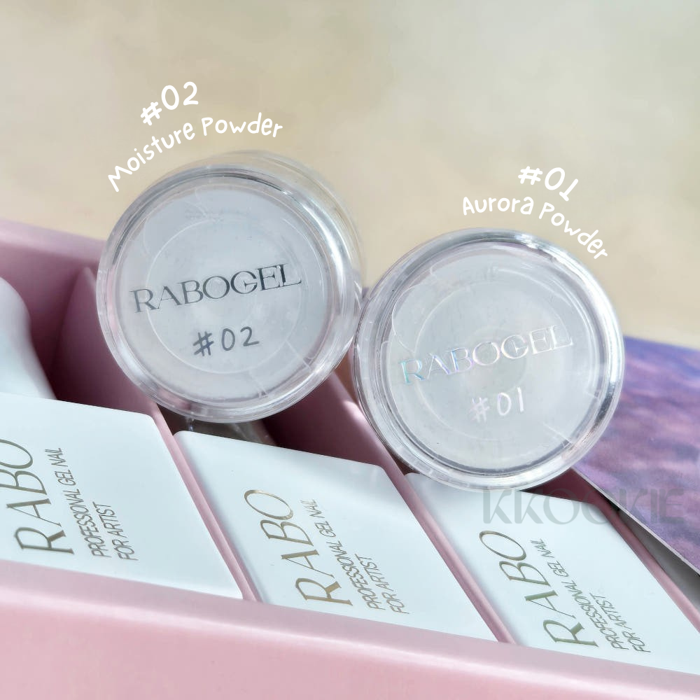 RABO GEL - Glossy Powder 2pcs set