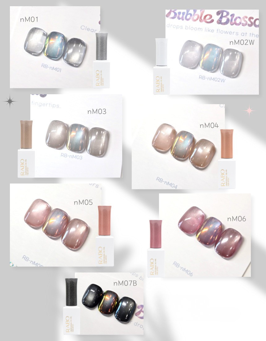 RABO GEL - Bubble Blossom Collection *3 freebies included