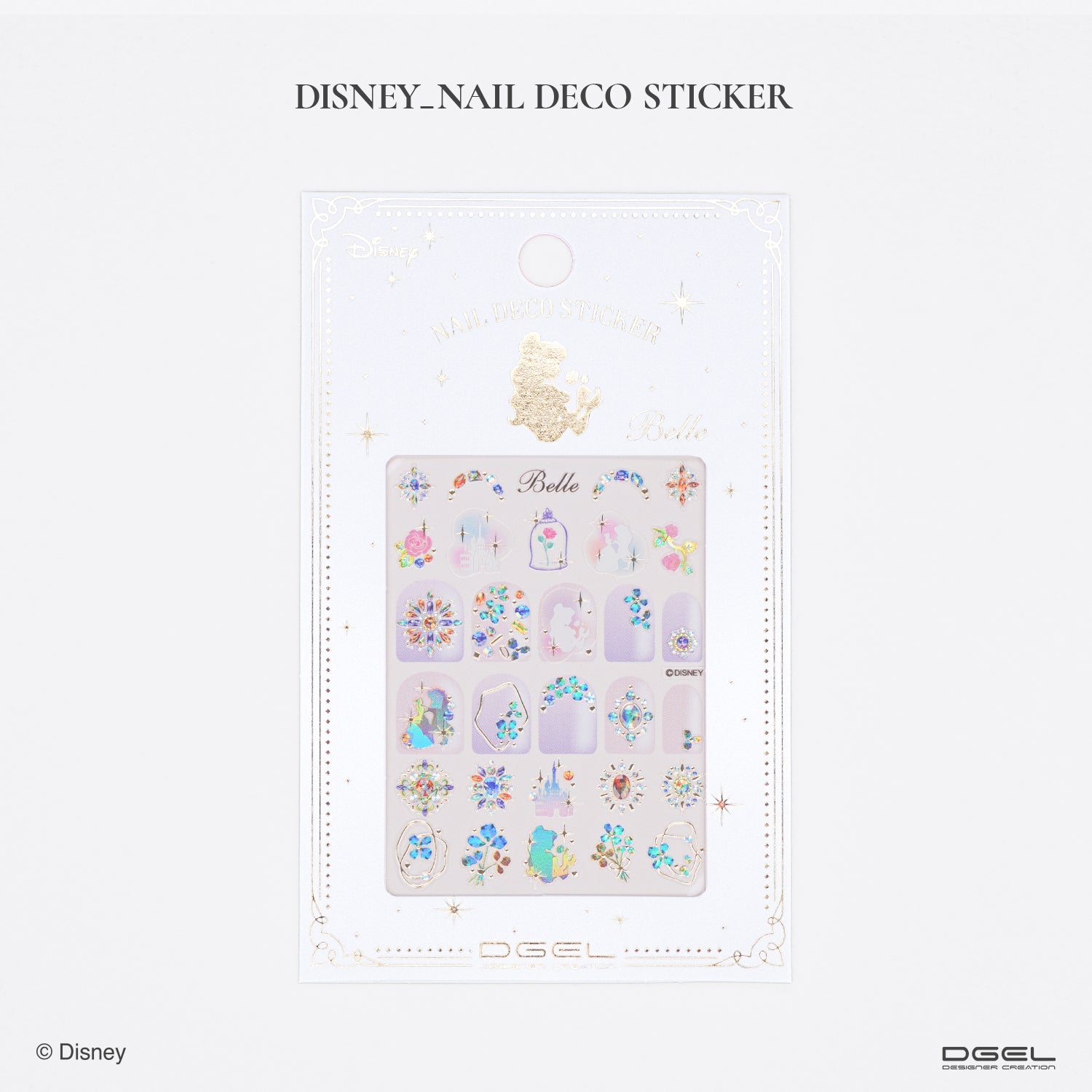 Dgel x Disney Jewelry Nail Stickers (4 types)