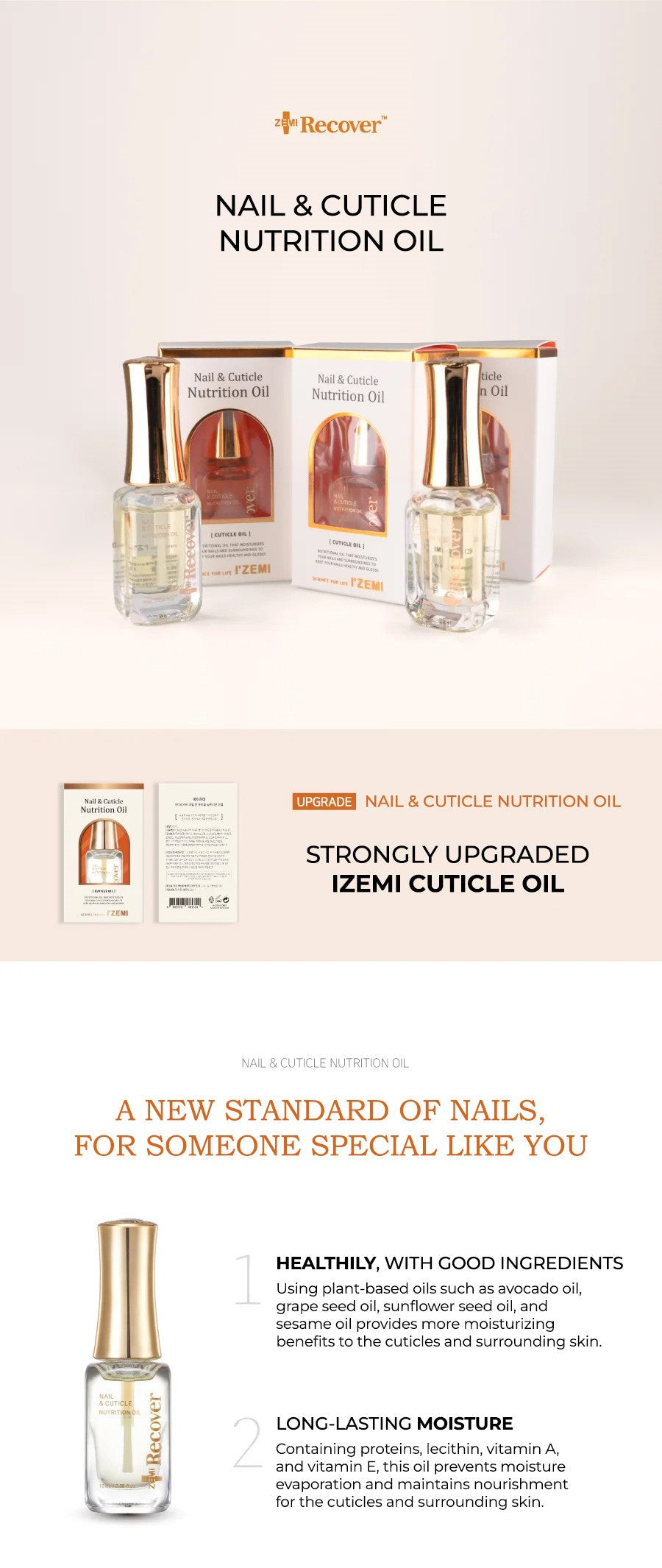 Izemi - Nail & Cuticle Nutrition Oil