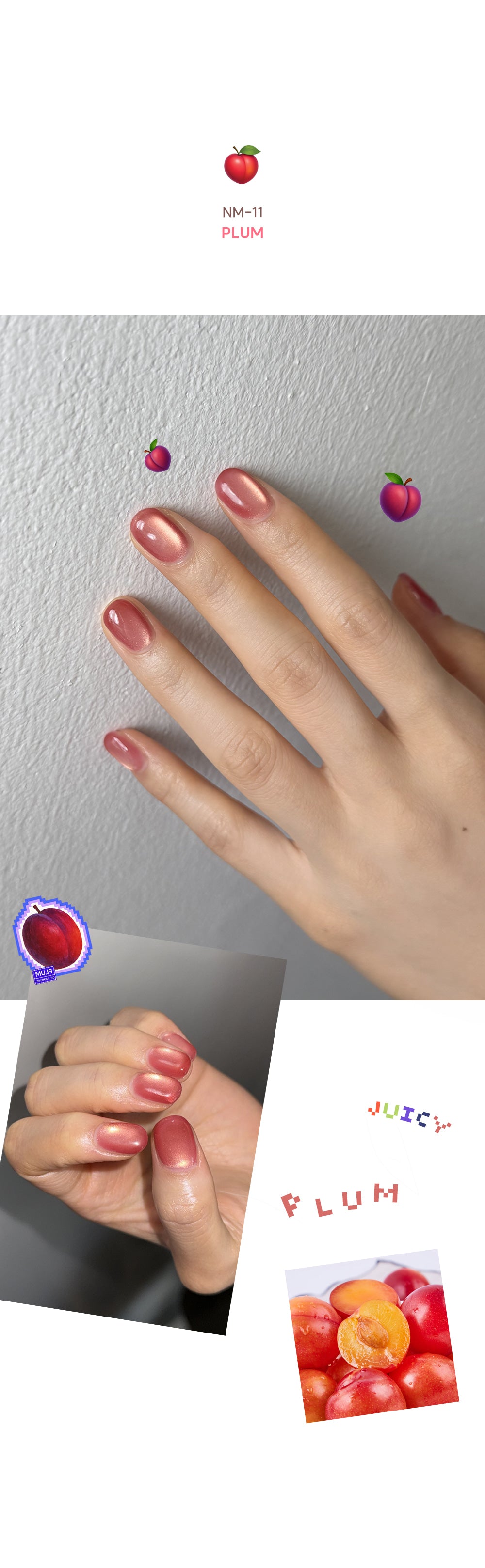 NEKOGEL - JUICY FRUIT (Individuals/Full set)