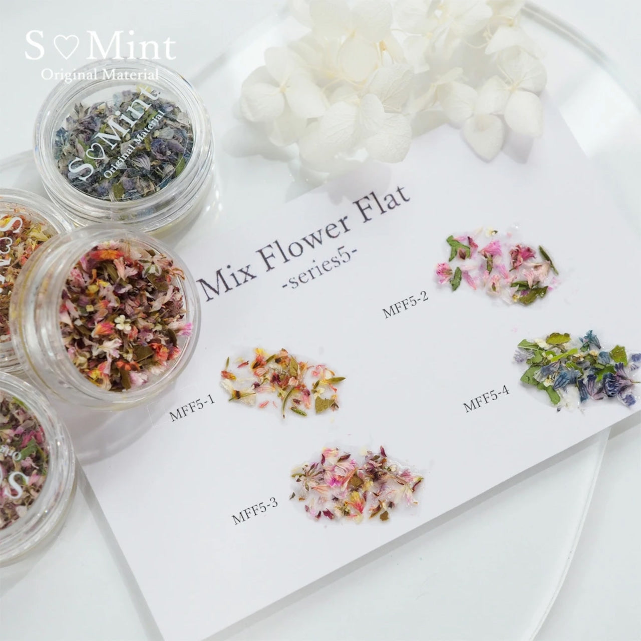 S Mint - Mix Flower Flat series 5 (4 colours)