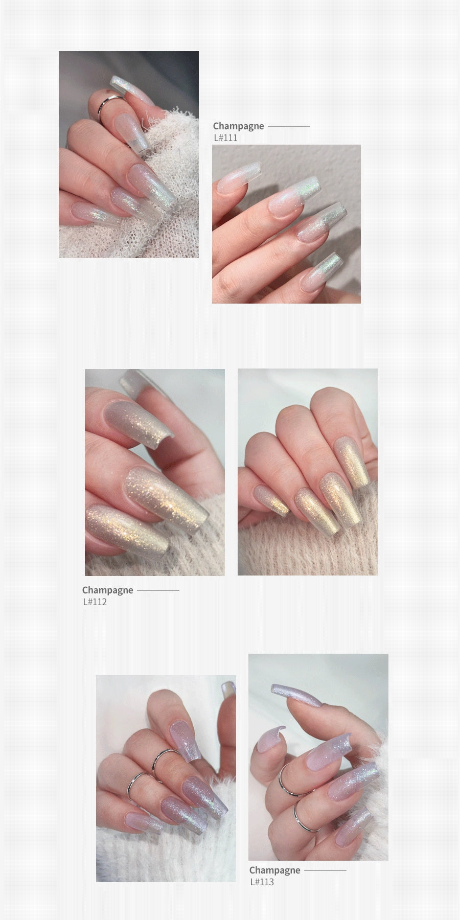LIUHWA - CHAMPAGNE Collection (Individuals/Full set)