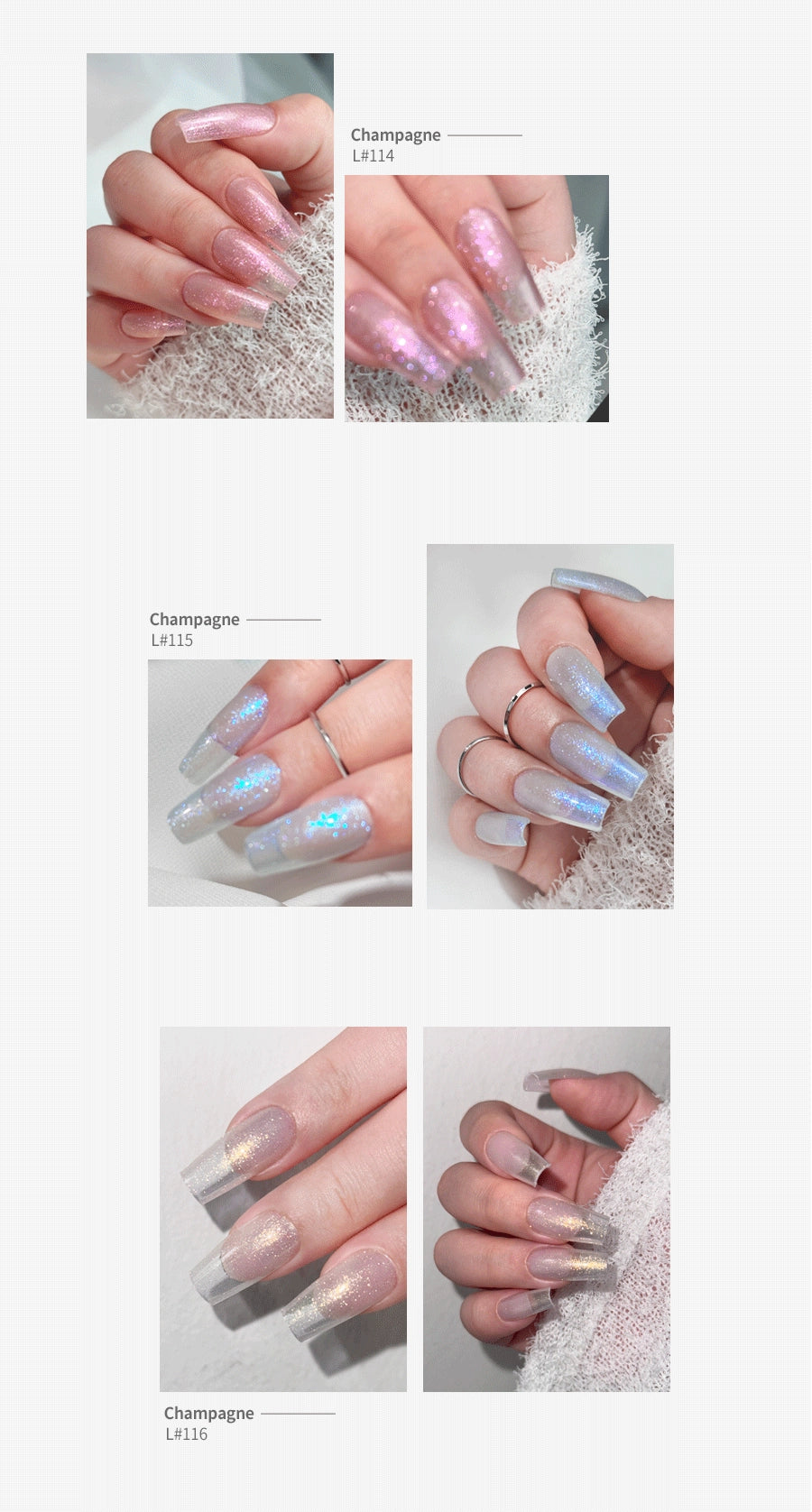 LIUHWA - CHAMPAGNE Collection (Individuals/Full set)