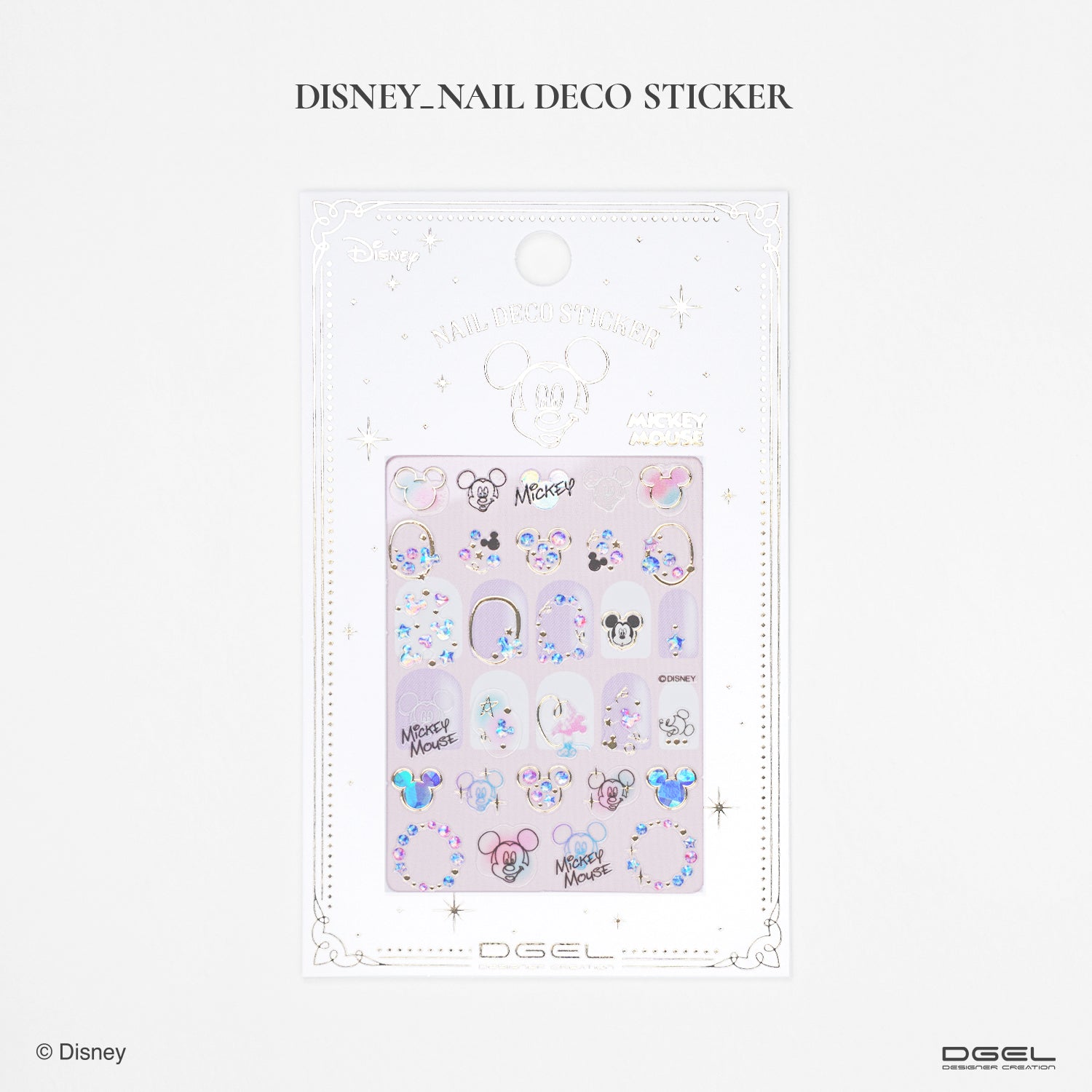 Dgel x Disney Jewelry Nail Stickers (4 types)