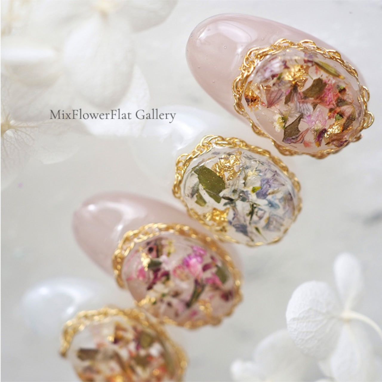 S Mint - Mix Flower Flat series 5 (4 colours)