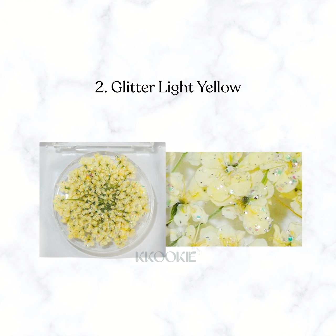 S Mint - Lace Flower Glitter series (9 colours)