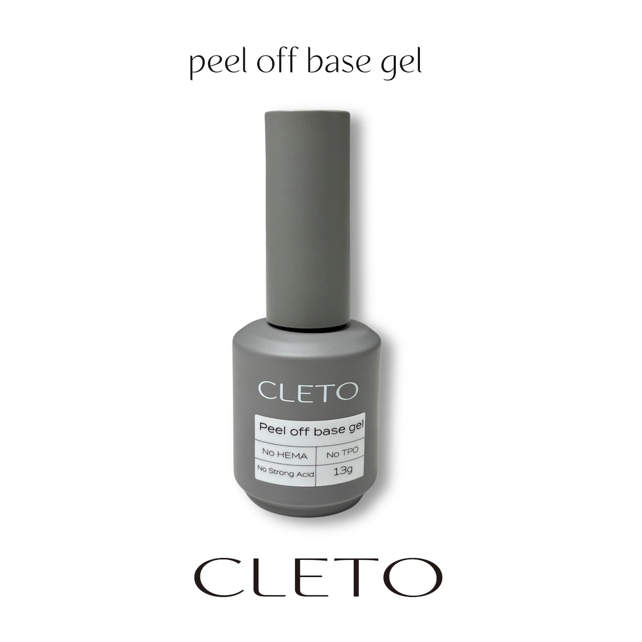 CLETO - Peel Off Base Gel (TPO Free, HEMA Free)