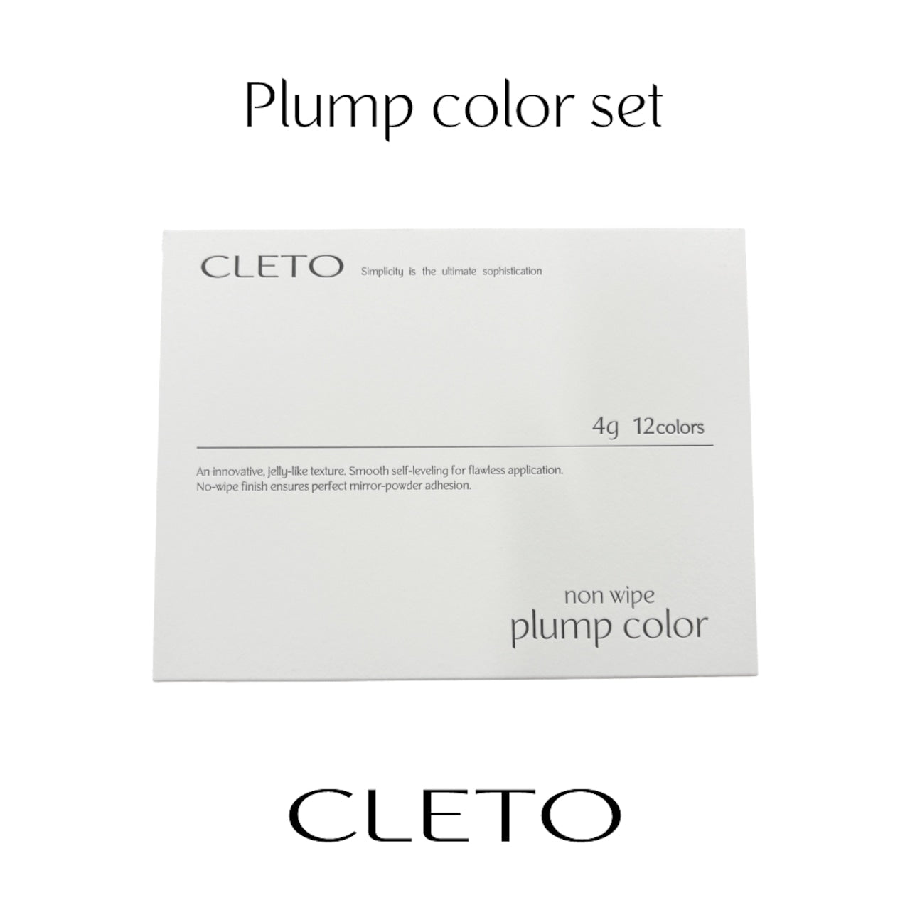 CLETO - Non-wipe Plump Colour Set (12 Colours)