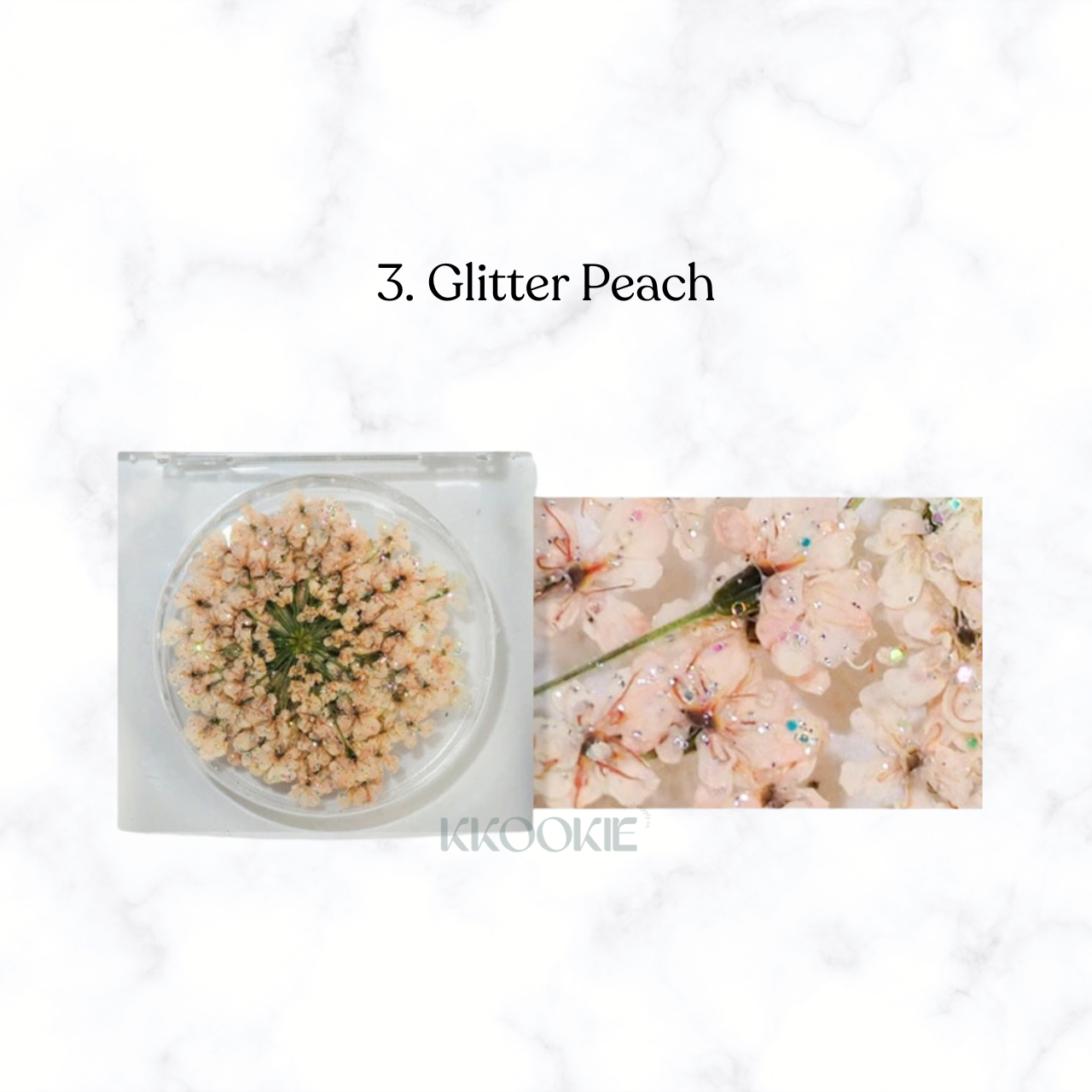 S Mint - Lace Flower Glitter series (9 colours)