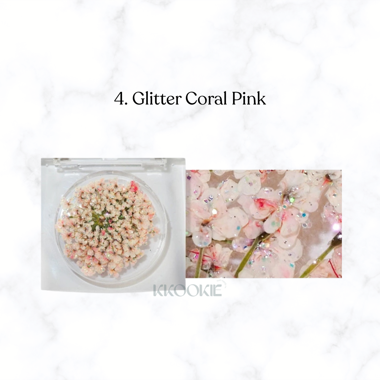 S Mint - Lace Flower Glitter series (9 colours)