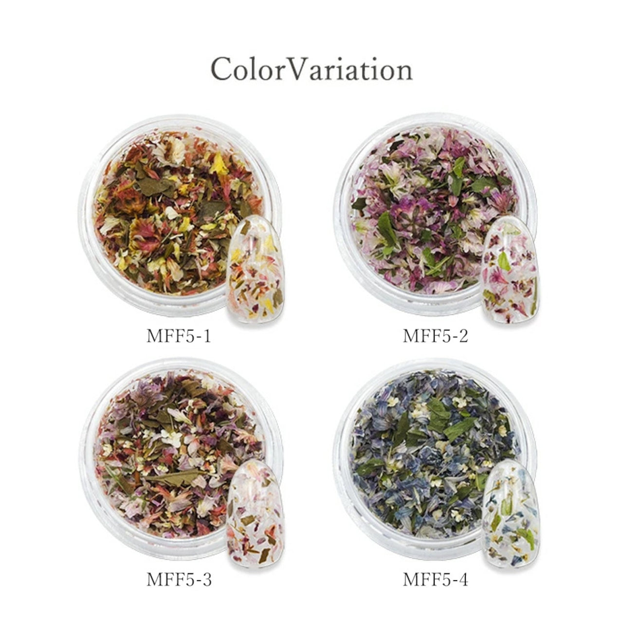 S Mint - Mix Flower Flat series 5 (4 colours)