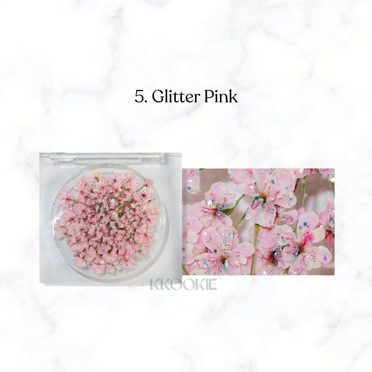 S Mint - Lace Flower Glitter series (9 colours)